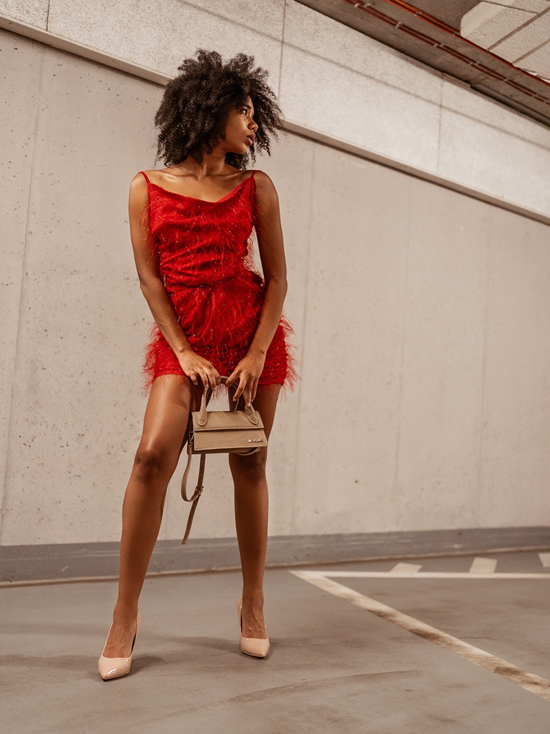 Sukienka wieczorowa Light Elegance czerwona