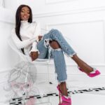 Sweterek elegancki Tircati biały