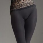 Rajstopy kryjące 60 DEN z pasem wyszczuplającym czarne