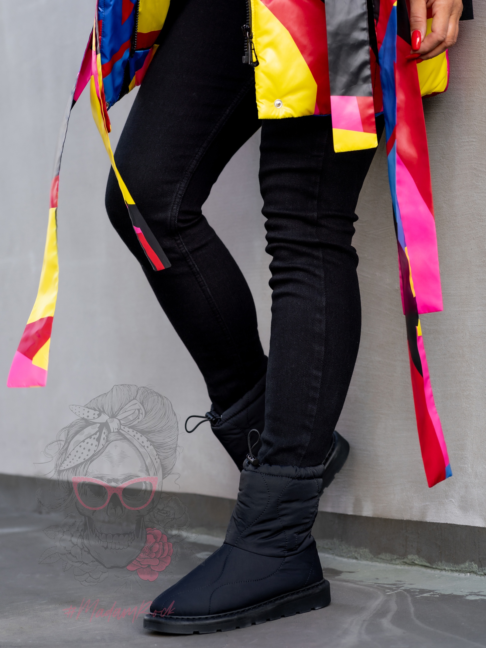 Śniegowce kurtkowe Madam Jacketo czarne