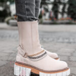 Botki trapery Daily Rock j. beżowe