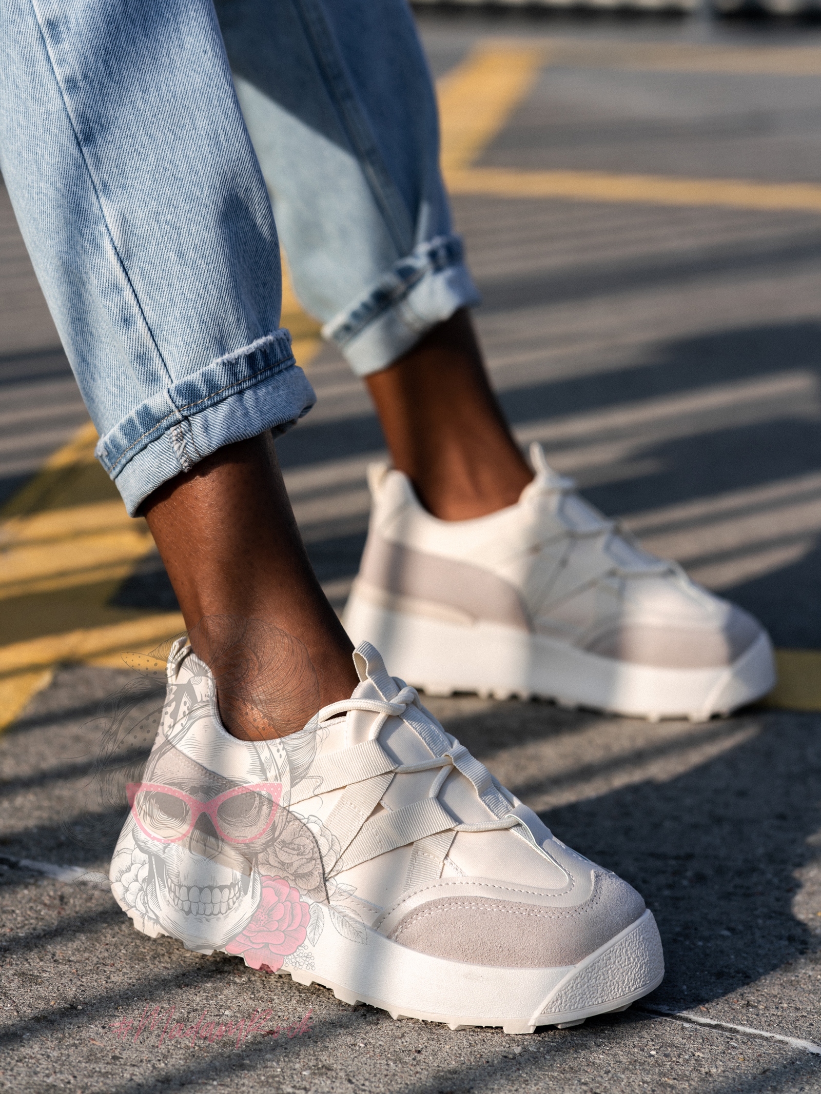 Buty Madam Homely II kremowe