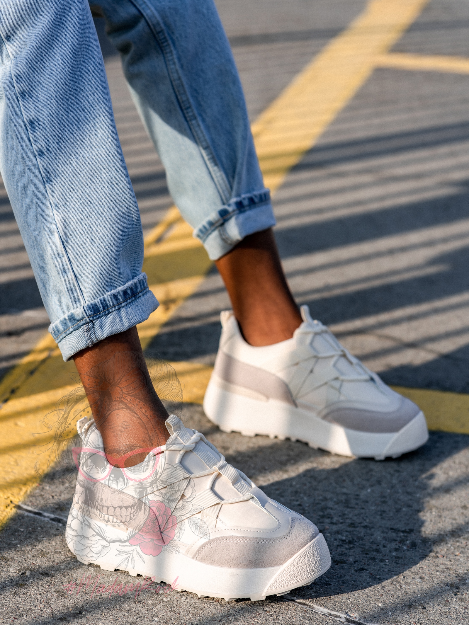 Buty Madam Homely II kremowe