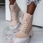 Trampki za kostkę Plush Rock II c.beżowe