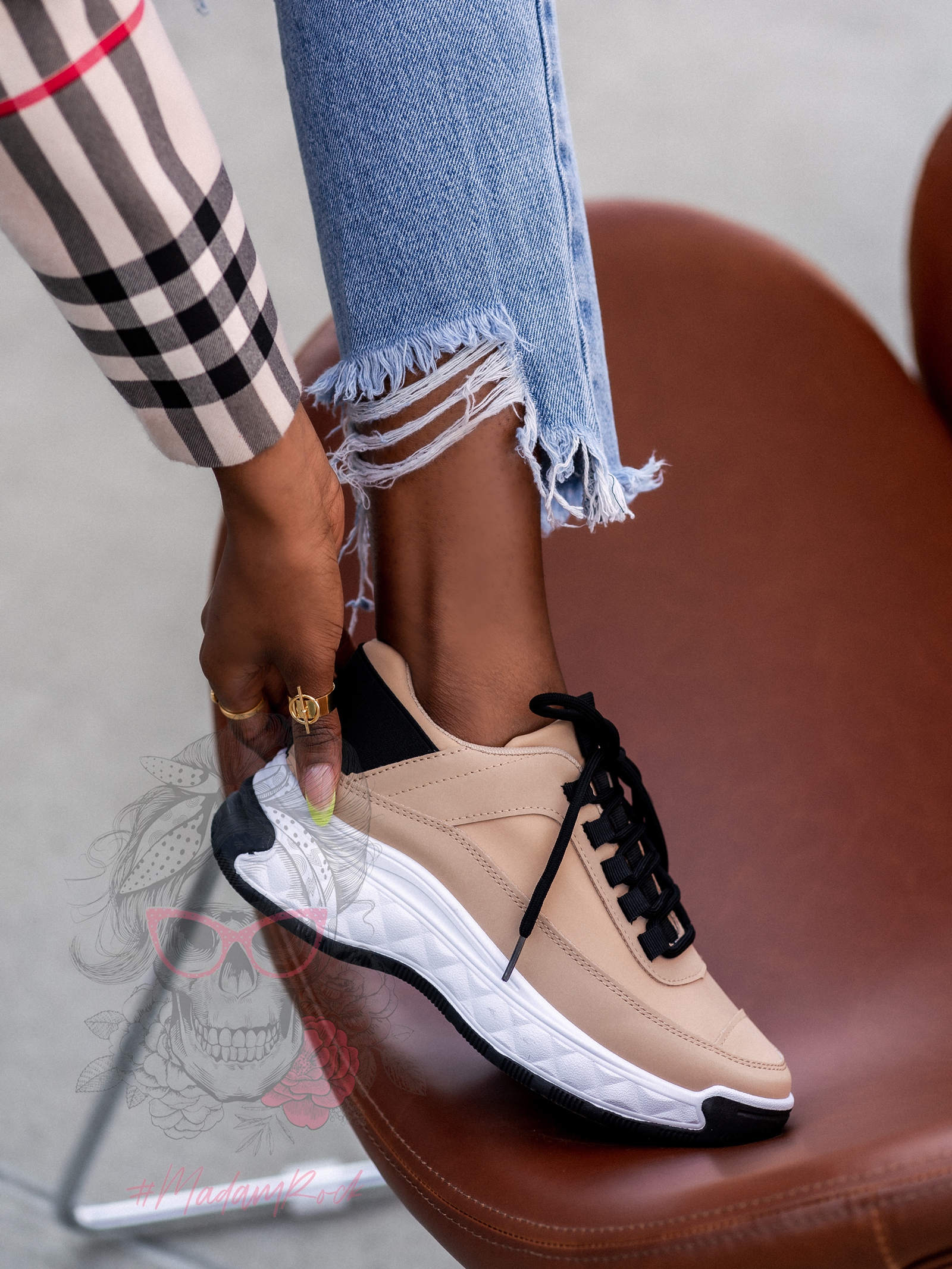 Buty sportowe Madam Oslo c. beżowe Buty sportowe Madam Oslo c. beżowe