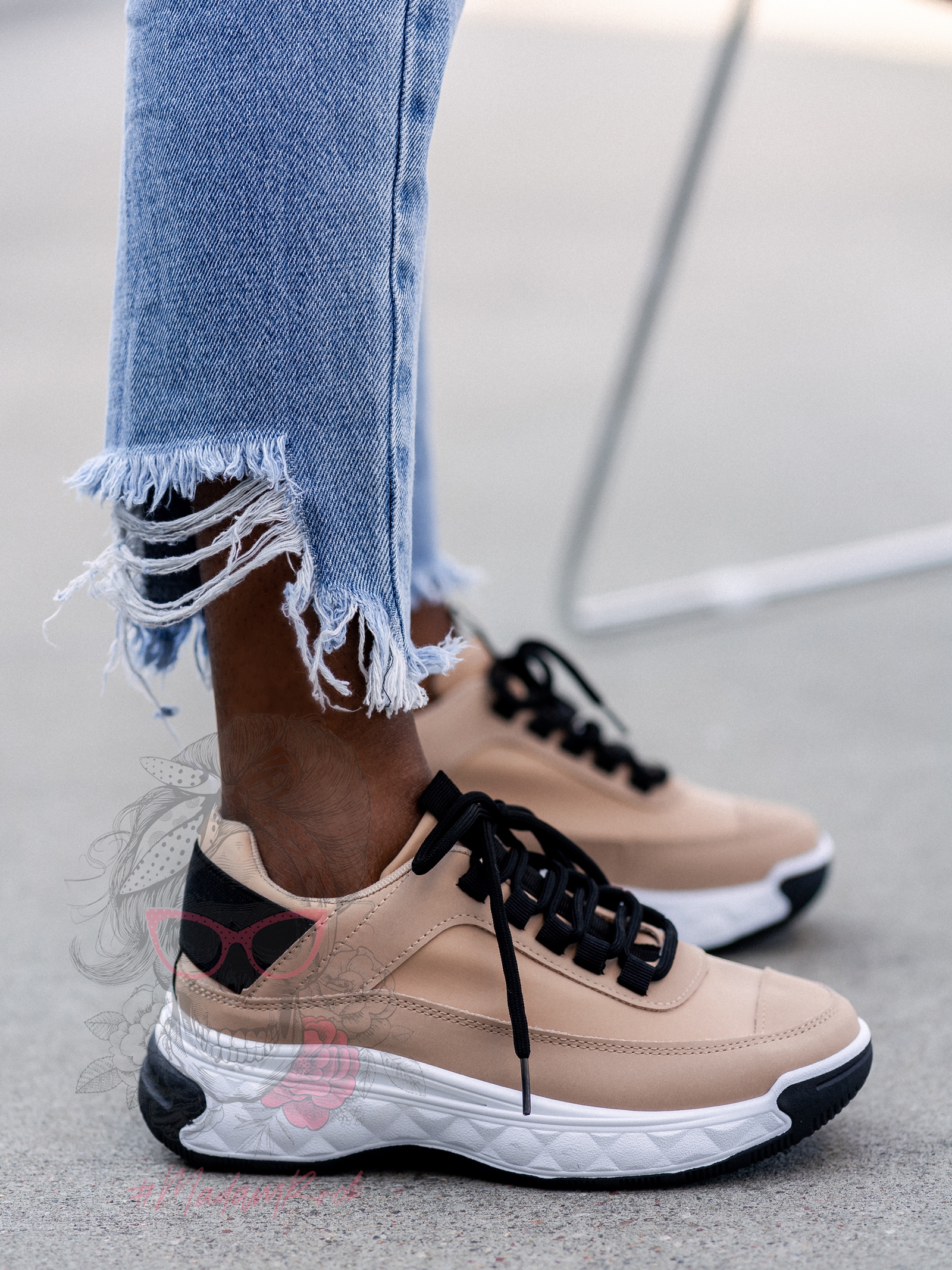 Buty sportowe Madam Oslo c. beżowe