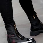 Workery lakierowane Rock Gross czarne