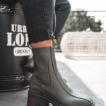 Botki na klocku Rock Gecor khaki