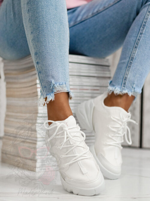 Buty sportowe Madam Elsz białe