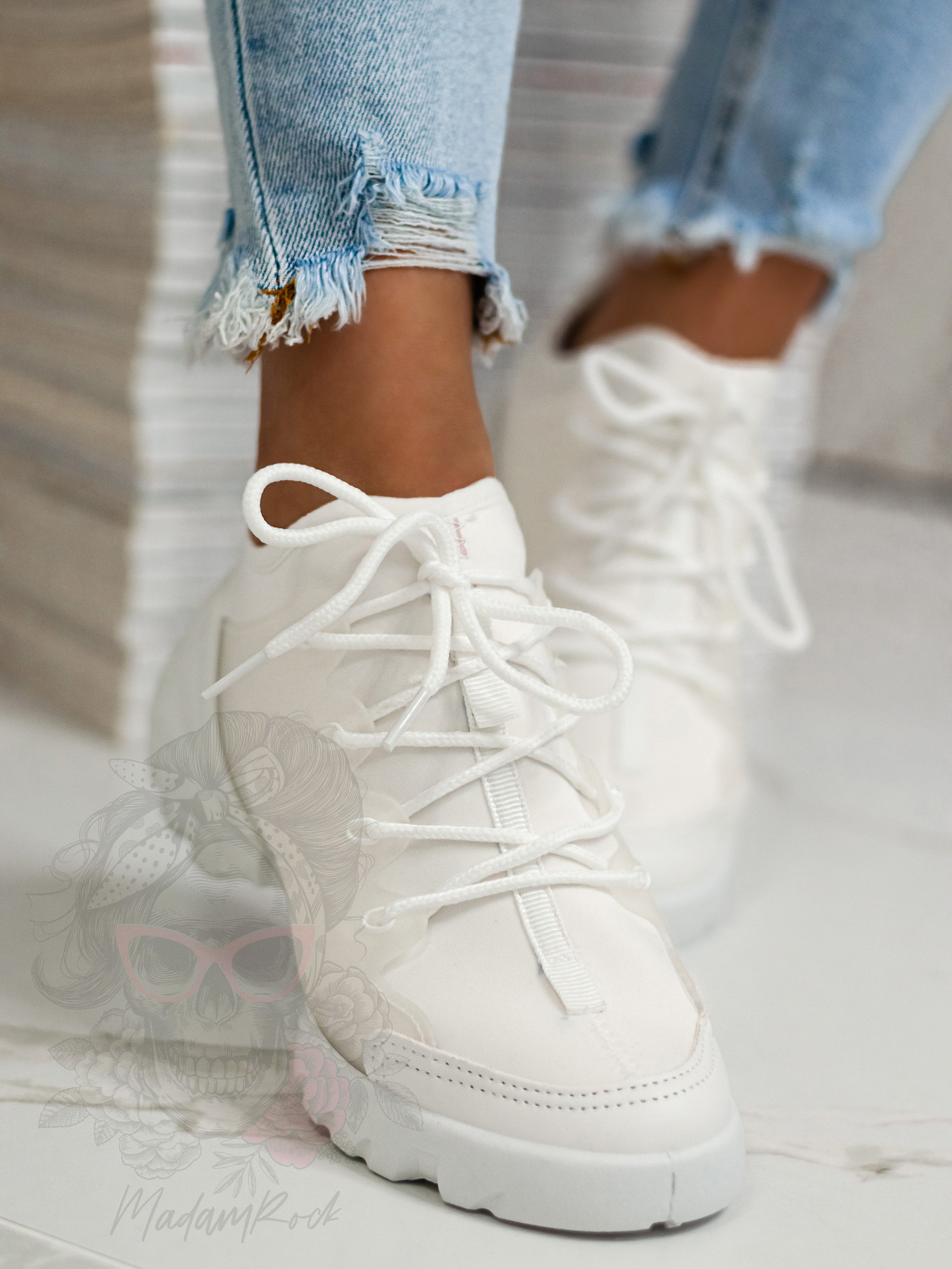 Buty sportowe Madam Elsz białe