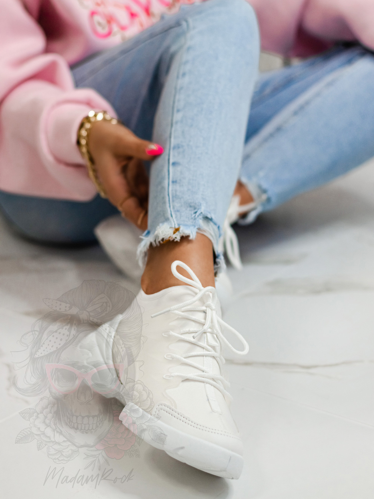 Buty sportowe Madam Elsz białe