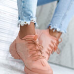 Buty sportowe Madam Elsz pudrowe