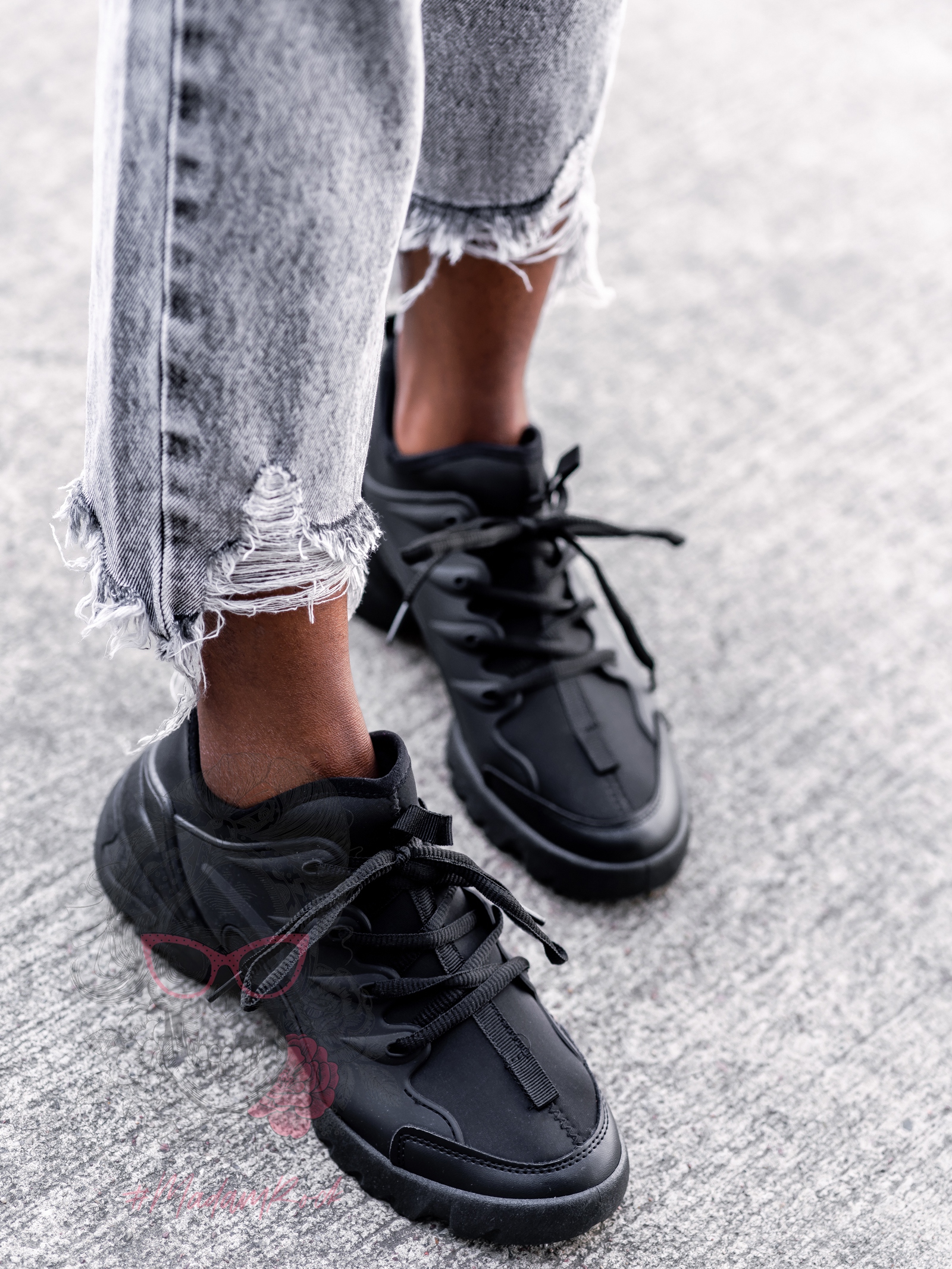 Buty sportowe Madam Elsz czarne