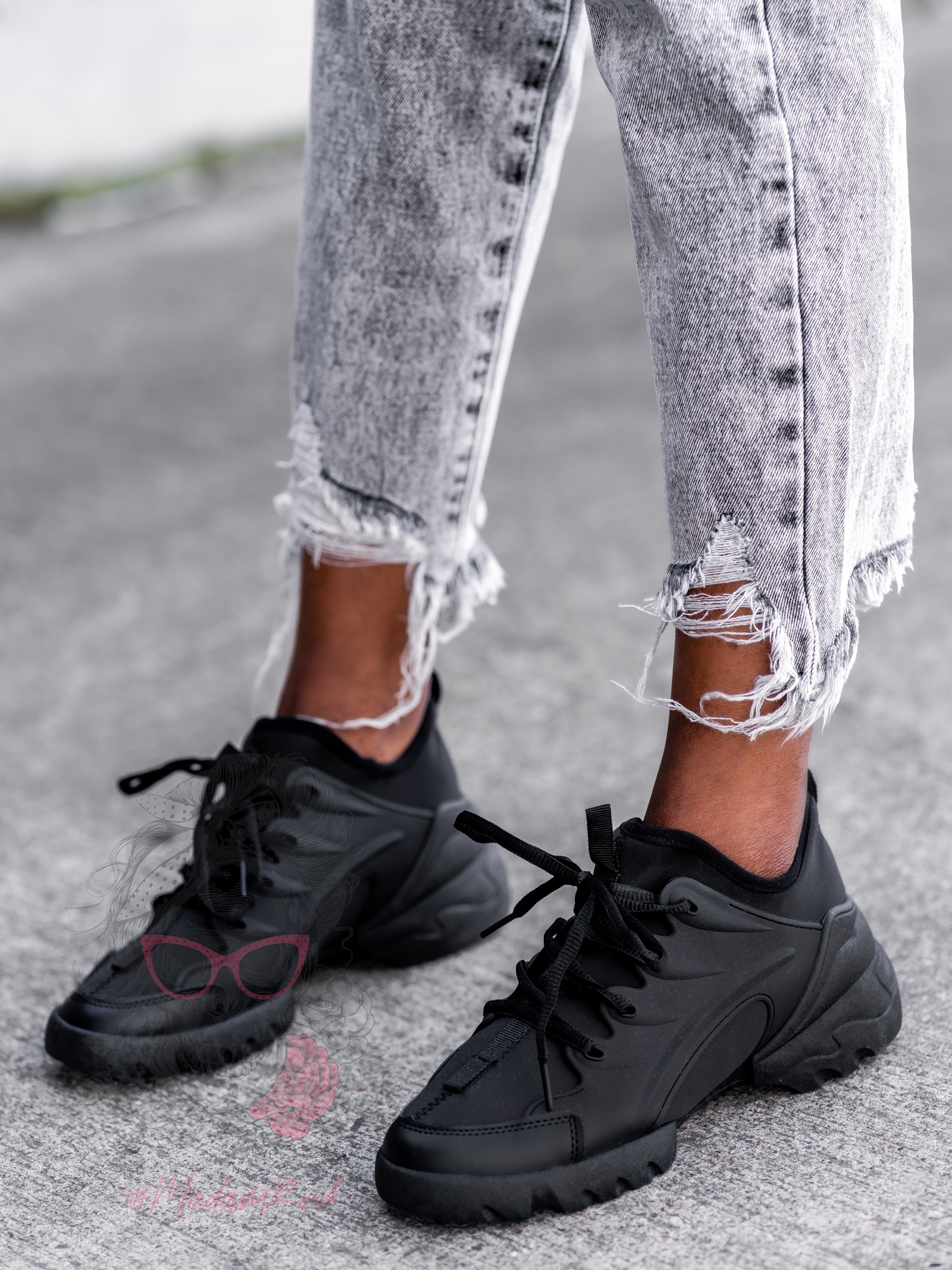 Buty sportowe Madam Elsz czarne