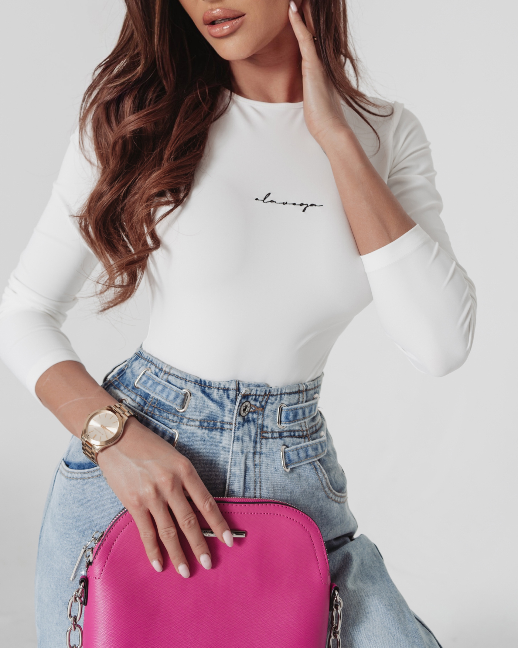 Body elastyczne Rebecca Ola Voga ecru