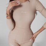 Body elastyczne Rebecca Ola Voga beżowe