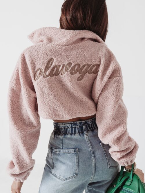 Bluza krótka Mila Ola Voga pudrowy róż