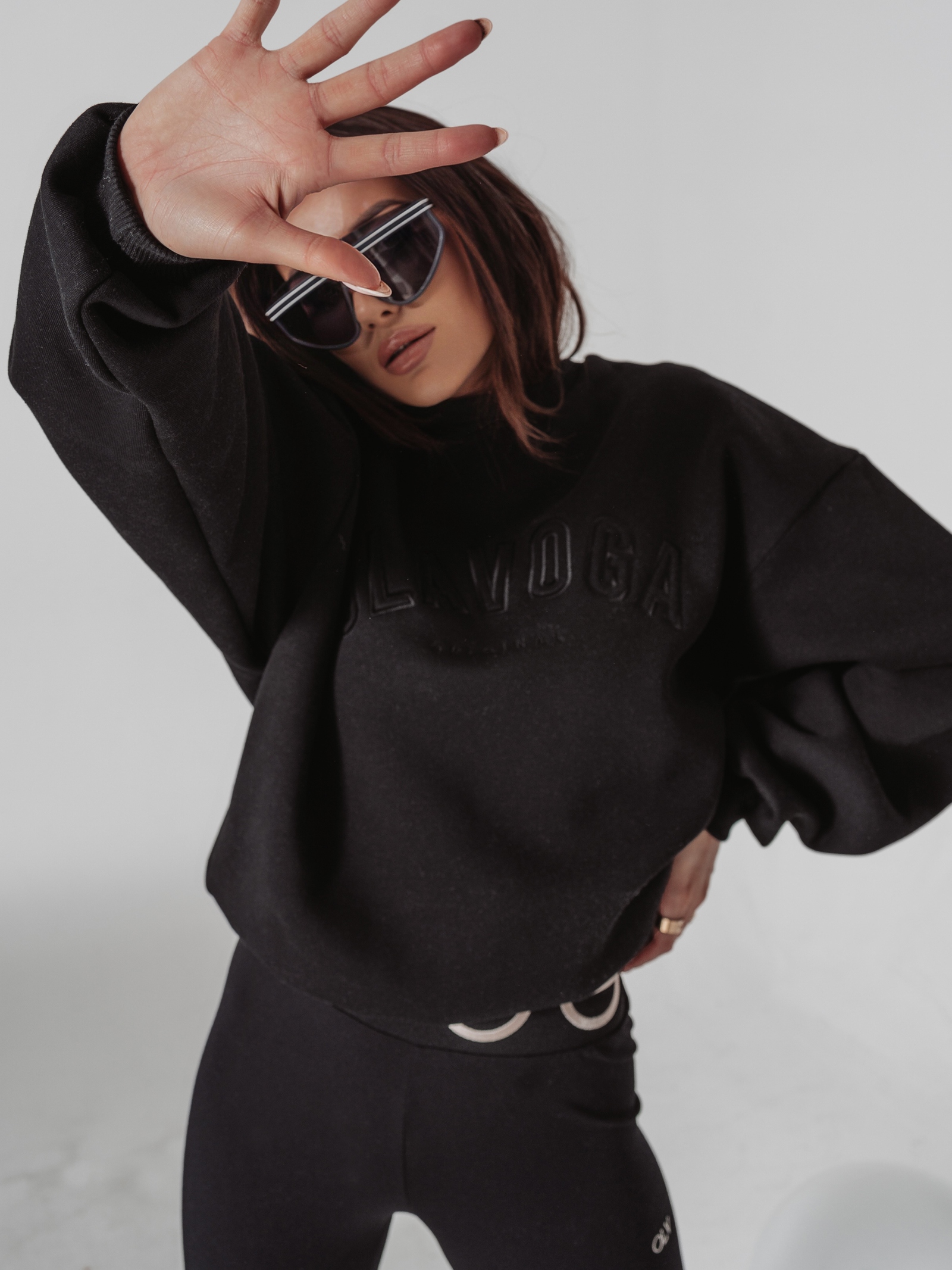 Bluza oversize Vani Ola Voga czarna