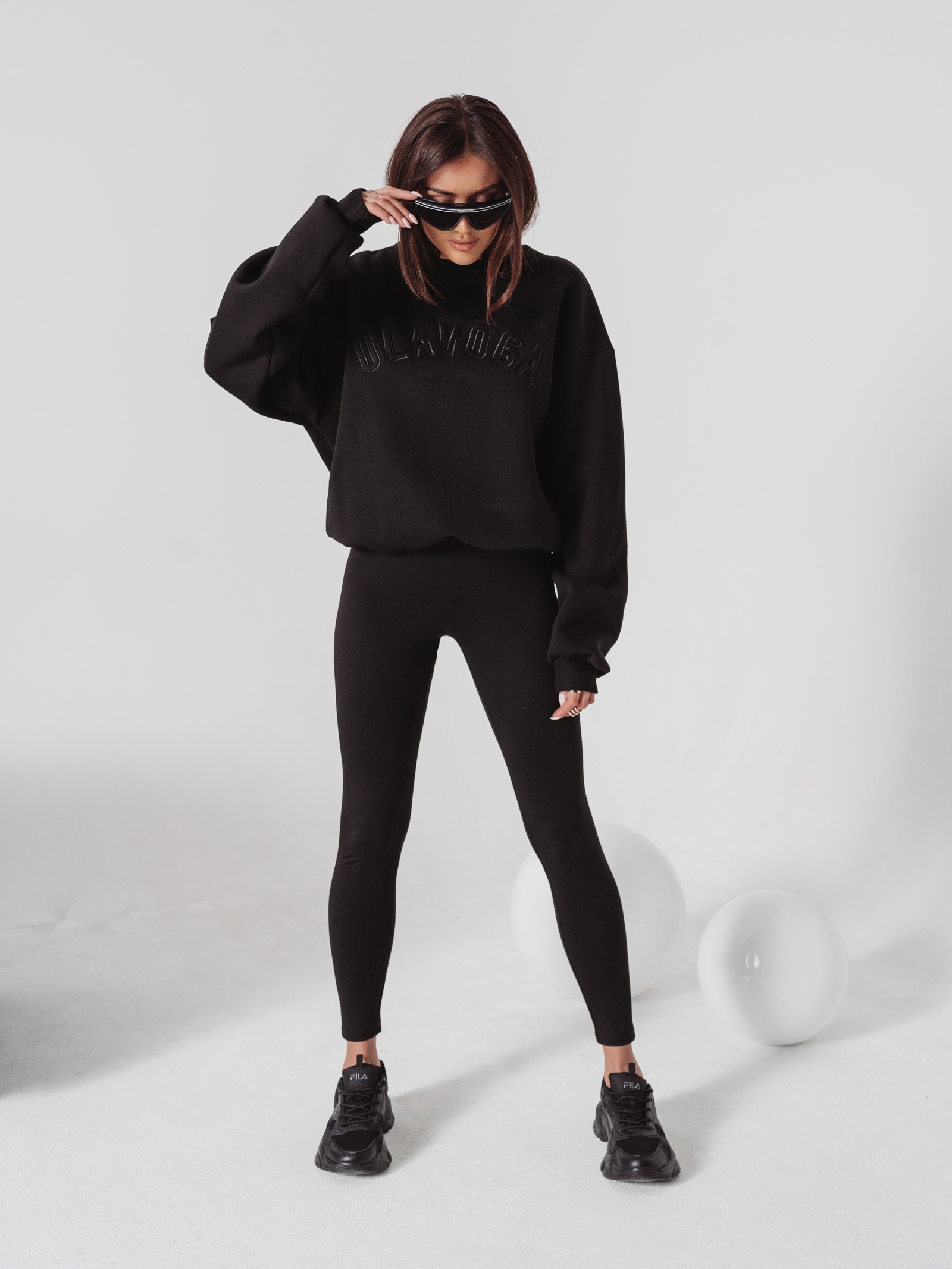 Bluza oversize Vani Ola Voga czarna