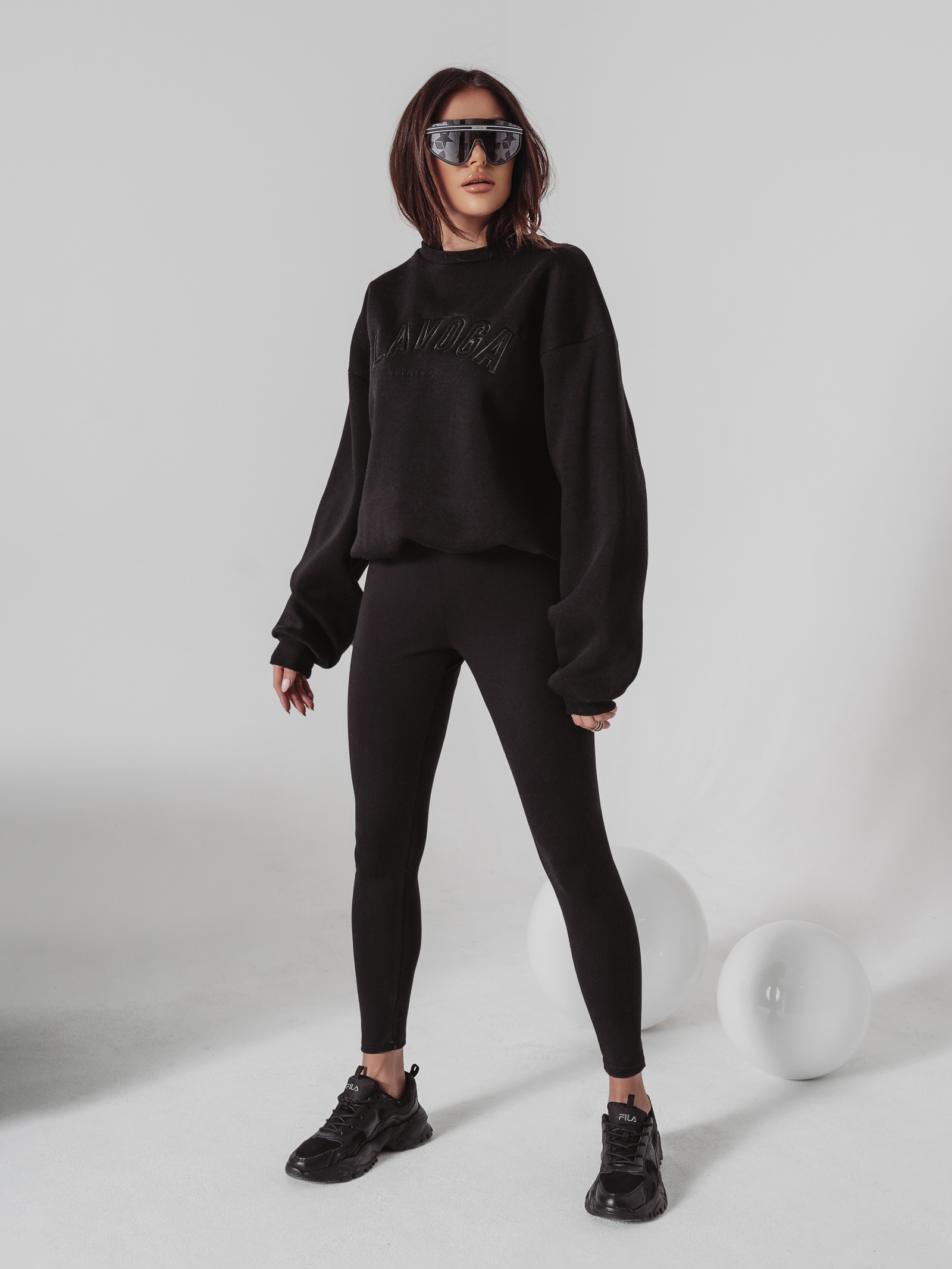 Bluza oversize Vani Ola Voga czarna