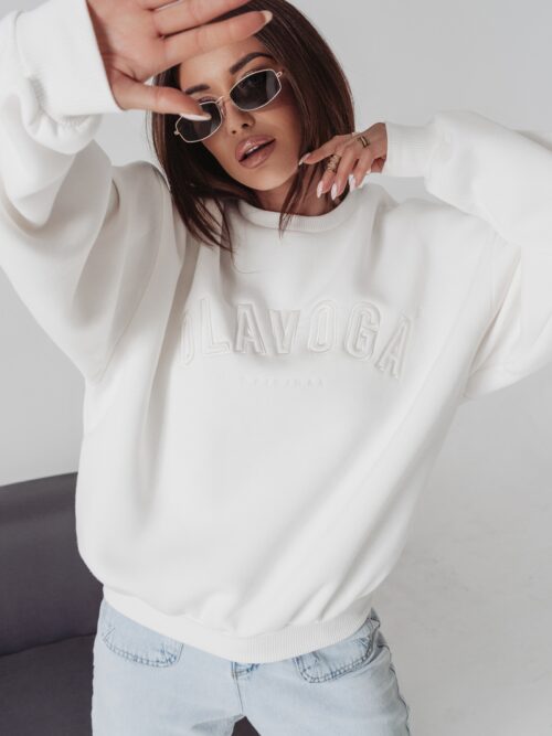 Bluza oversize Vani Ola Voga ecru