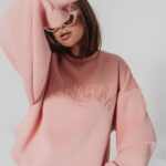 Bluza oversize Vani Ola Voga łososiowa