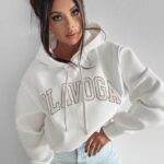 Bluza bawełniana Fluo Ola Voga ecru