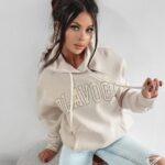 Bluza bawełniana Fluo Ola Voga beż