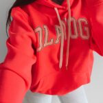 Bluza bawełniana Fluo Ola Voga neonowy różowy