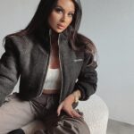 Kurtka pikowana Blanca Ola Voga czarna