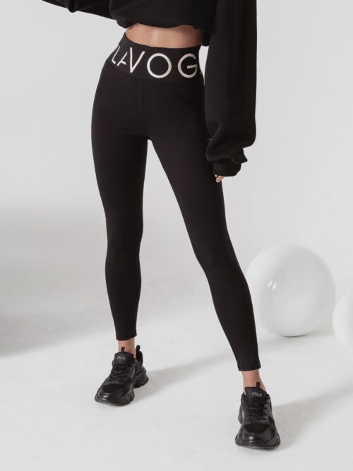 Legginsy z wyższym stanem Ida Ola Voga czarne