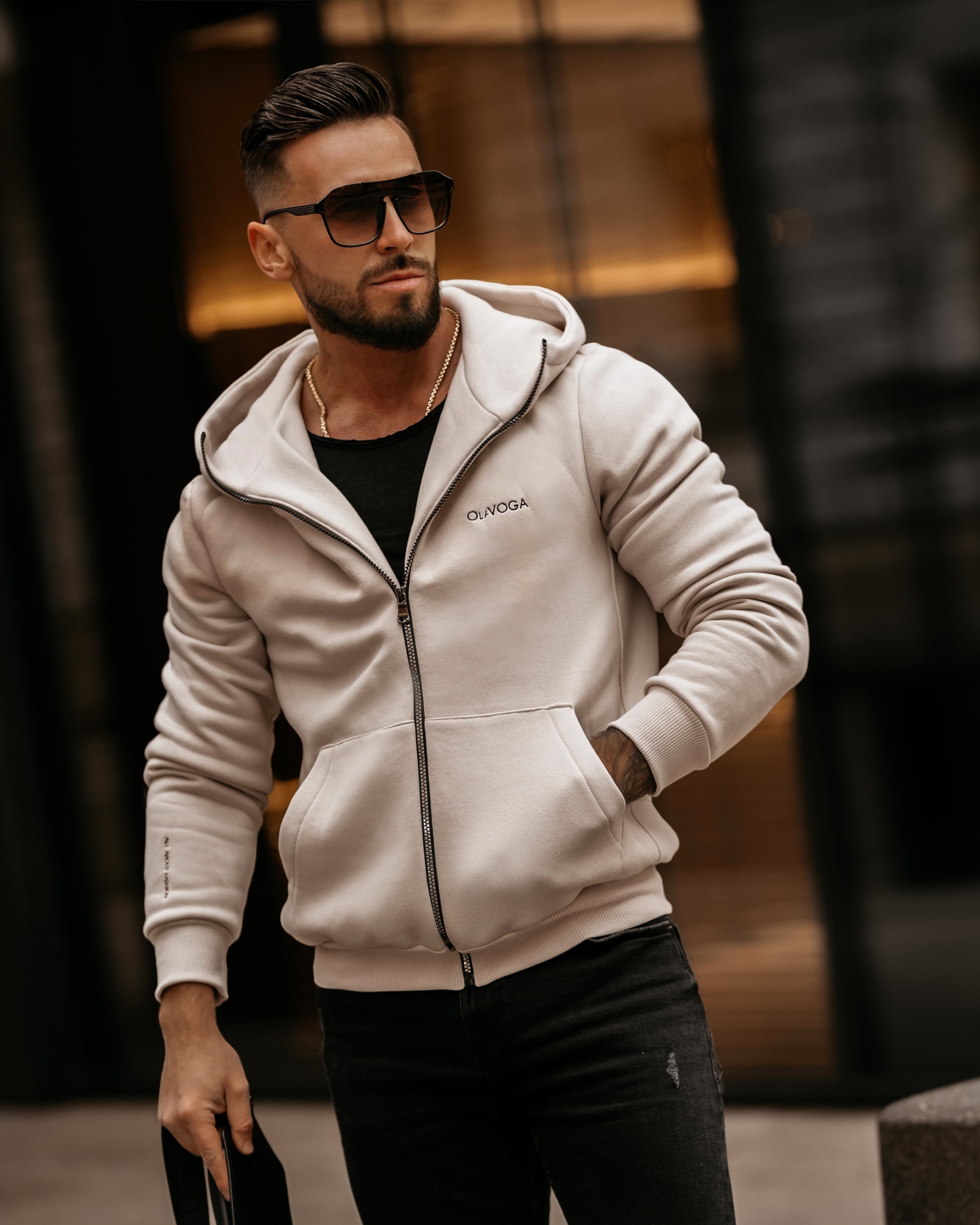 Bluza męska Walter Ola Voga beżowa