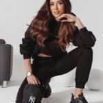 Komplet bawełniany Alpin Ola Voga czarny