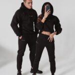 Komplet bawełniany Alpin Ola Voga czarny