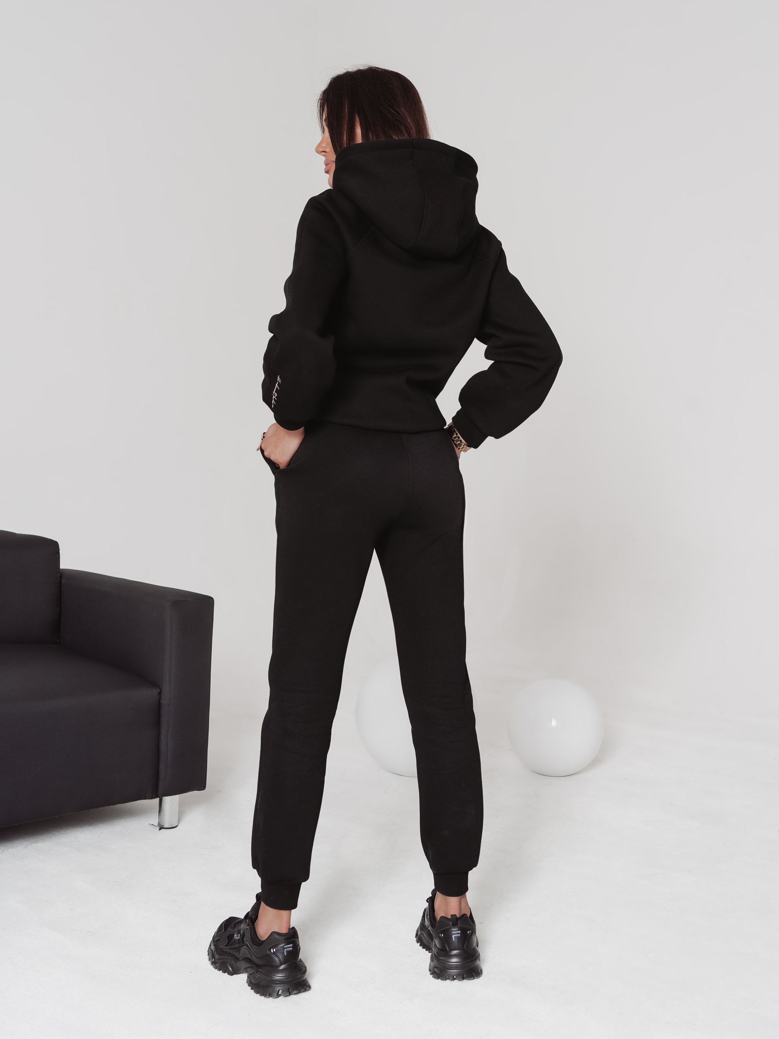 Komplet bawełniany Alpin Ola Voga czarny Komplet bawełniany Alpin Ola Voga czarny