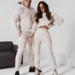 Komplet bawełniany Alpin Ola Voga beżowy