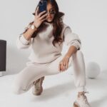 Komplet bawełniany Alpin Ola Voga beżowy