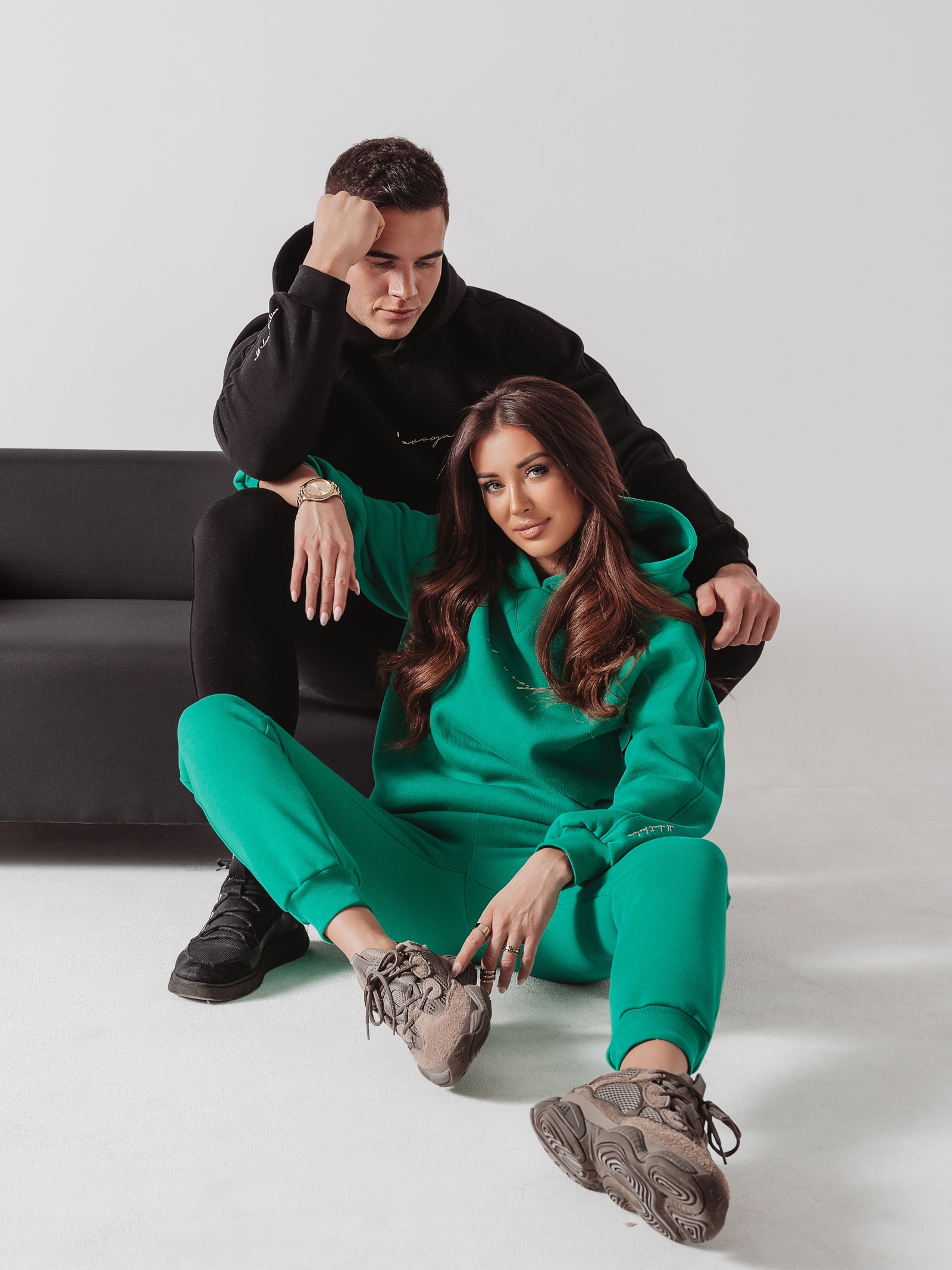 Komplet bawełniany Alpin Ola Voga zielony