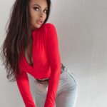 -WYPRZEDANE- Body dopasowane Alyson Ola Voga koralowe