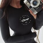 Body logowane Signature Ola Voga czarne