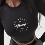 Body logowane Signature Ola Voga czarne