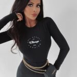 Body logowane Signature Ola Voga czarne