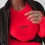 Body logowane Signature Ola Voga koralowe