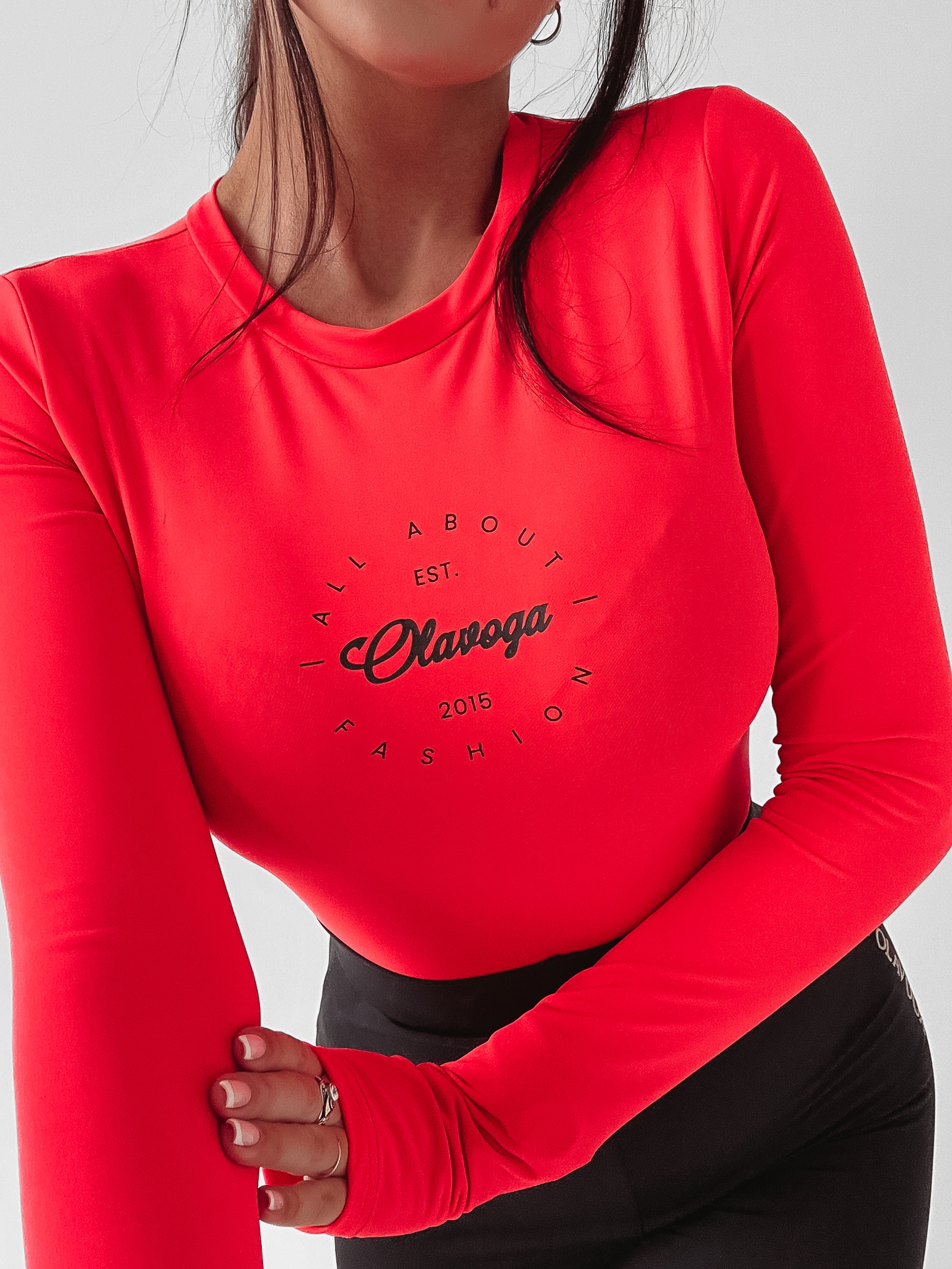 Body logowane Signature Ola Voga koralowe