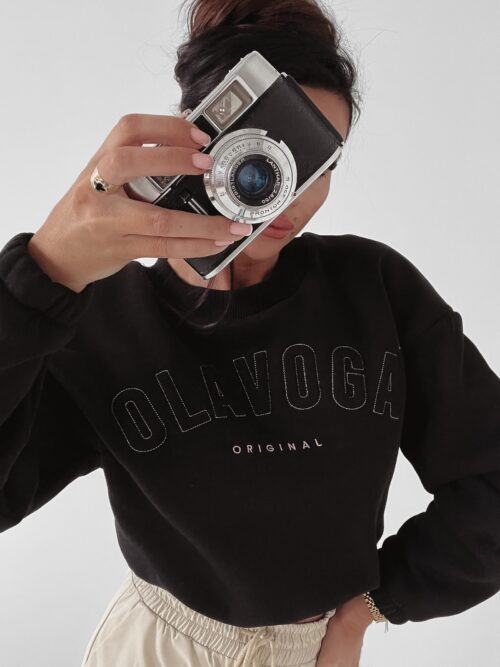 Bluza bawełniana Cotton Ola Voga czarna