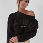 Bluza bawełniana Cotton Ola Voga czarna