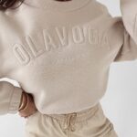 Bluza bawełniana Cotton Ola Voga beż