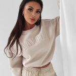 Bluza bawełniana Cotton Ola Voga beż