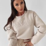 Bluza bawełniana Cotton Ola Voga beż