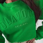 Bluza bawełniana Cotton Ola Voga zielona